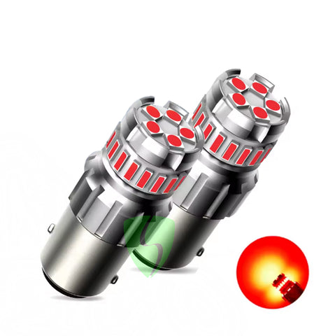 Ampolleta 1157 luces de freno led rojo canbus