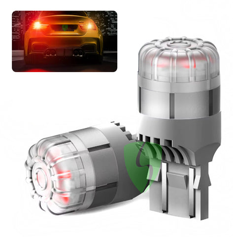 Ampolleta  t20 7443 W21/5w luces de freno led rojo canbus