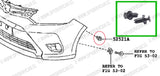 Set clips plásticos de sujeción para toyota new yaris 2014-2017