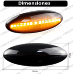 Farol lateral intermitente led dinámico para Toyota LH/RH