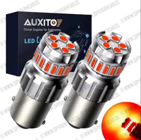 Ampolletas led 1157 luces de freno led rojo auxito