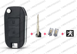 Case actualización carcasa llave Peugeot 206/207