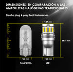 Ampolleta t10 led w5w canbus