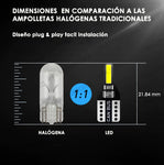 Ampolleta led t10 w5w canbus