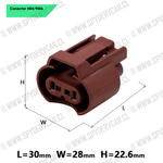 Conector HB4 9006 para crimpado