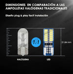 Ampolleta led t10 w5w 6000k canbus