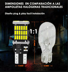 Ampolleta t15 led w16w  6000k canbus