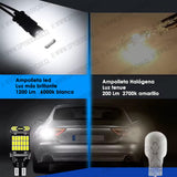 Ampolleta t15 led w16w  6000k canbus