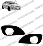 Par Bisel Neblineros Toyota Yaris sedan 2006-2013