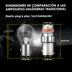 Ampolletas led 1157 luces de freno led rojo auxito
