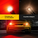 Ampolleta  t20 7443 W21/5w luces de freno led rojo canbus