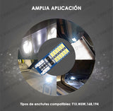 Ampolleta led t10 w5w 6000k canbus