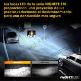 Par Ampolleta Led H7 canbus 6500k NIGHTEYE