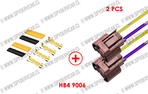 Par Enchufe Conector HB4 9006