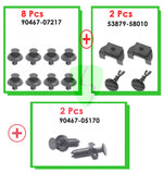 Set clips plásticos de sujeción para toyota new yaris 2014-2017