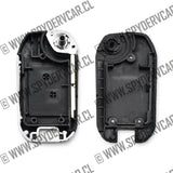 Case actualización carcasa llave Peugeot 206/207
