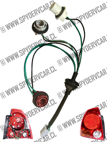 Arnés de foco  luz trasera para hyundai accent prime