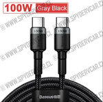 Cable USB tipo C a tipo C  100 W Baseus