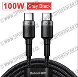 Cable USB tipo C a tipo C  100 W Baseus