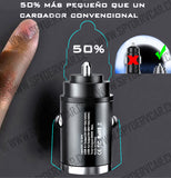 Mini Cargador para Auto Carga Rápida hasta 15W  (1 ud)