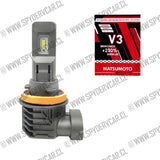 Ampolleta Led V3 hb4 9006 6000lm color frio 6000k