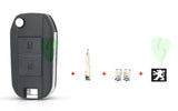 Case actualización carcasa llave Peugeot 206/207