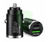 Mini Cargador para Auto Carga Rápida hasta 15W  (1 ud)