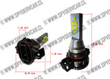 Ampolleta LED H16 (EU) psx24w canbus sin código de error blanco 6000k