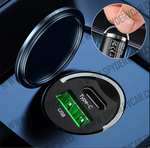 Mini Cargador para Auto Carga Rápida hasta 15W  (1 ud)